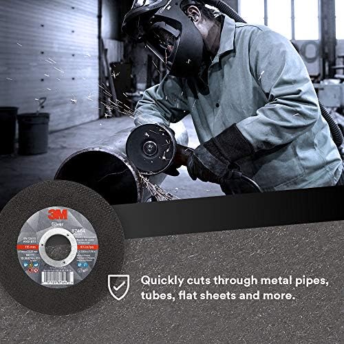 3M Silver Cut-Off Wheel, 87464, 60+, T1, 4.5 in x 0.04 in x 7/8 in