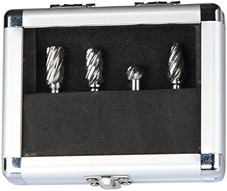SpeTool Carbide Rotary Burr For Aluminum (Non-Ferrous) Poring And Polishing Bits (Non-Ferrous) 1/4 inch shank 4Pcs/Pack
