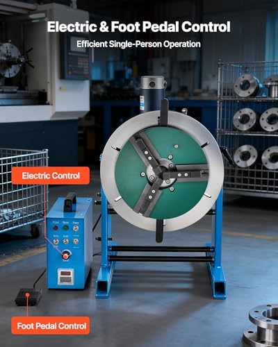 VEVOR Rotary Welding Positioner 300KG/661LBS Capacity -45° to 90° Tilt