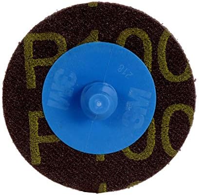 3M Roloc Disc, 361F, P100 YF-Weight, TR, 1-1/2 in, Die R150S
