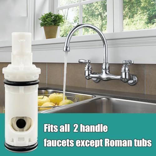 1224 Faucet Cartridge Repair Kit compatible with Moen Two Handle Faucets