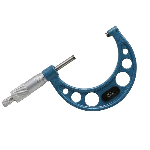 SHAHE 2-3''/50-75mm 0.01mm Outside Micrometer Gauge Micrometer Measuring Tool 5201-75A