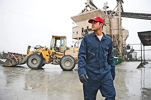 Dickies Men’s Deluxe Long Sleeve Coveralls – 7.5 oz Twill Mechanic Jumpsuit with Zipper Front Industrial Uniform Fit
