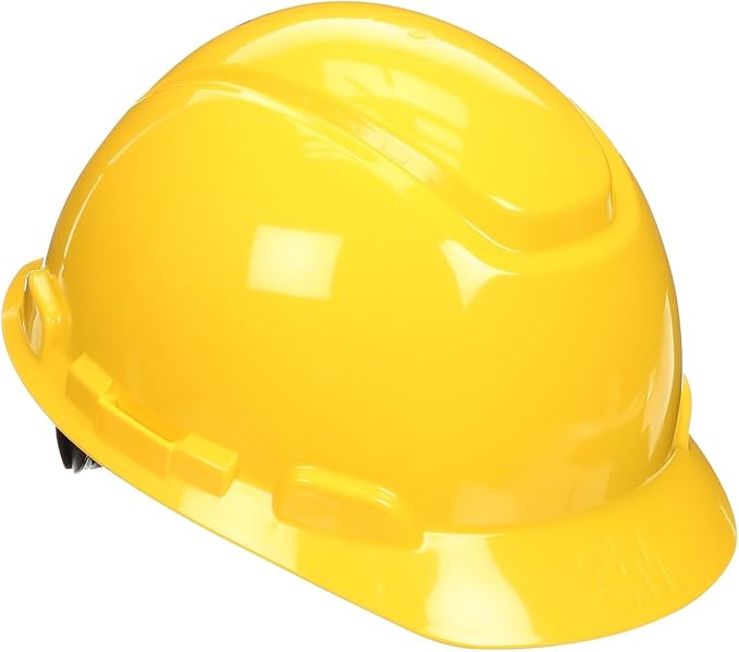 3M Hard Hat SecureFit H-700 Series Cap Style Safety Helmet with Uvicator Sensor, 4-Point Pressure Diffusion Ratchet Suspension