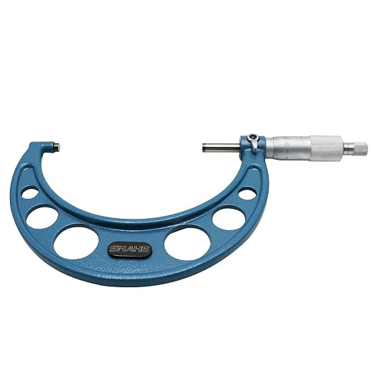 SHAHE 4-5''/100-125mm 0.01mm Outside Micrometer Gauge Micrometer Measuring Tool 5201-125A
