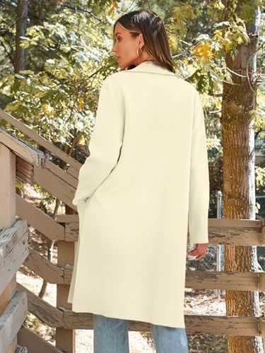 LILLUSORY Women's Long Cardigan Sweaters Fall Oversized Jacket Trench Coats