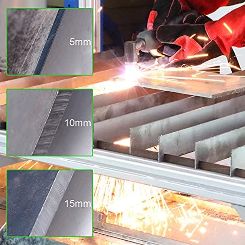 FLARING Plasma Cutter,65 Amp Plasma Cutter Machine 120V 240V 4/5" (20mm) Max Cutting 1/2" (12.7mm) Clean Cut IGBT High Frequency Inverter Touch ARC Plasma Cutter with Consumable Set Update 5th FC650D