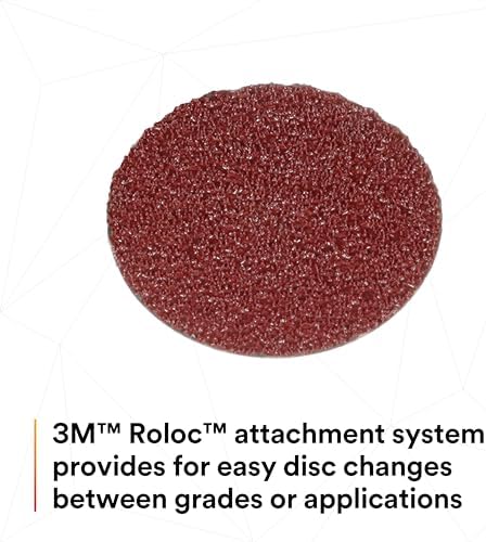 3M Cubitron II Roloc Fibre Disc, 982C, 60+, TR, Red, 2 in, Die R200P