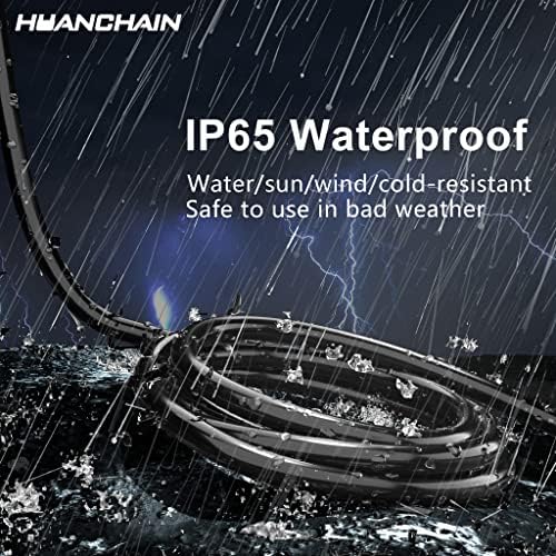 HUANCHAIN Indoor Outdoor Black Extension Cord 40 FT Waterproof 16/3 Gauge
