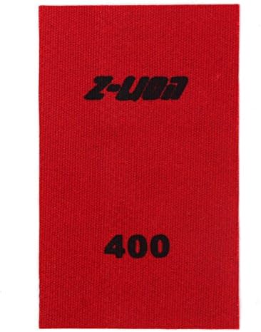 Z-Lion Diamond Abrasive Paper Sheets 400 Grit Diamond Sandpaper for Grinding Stone Glass Ceramic 2-Pcs