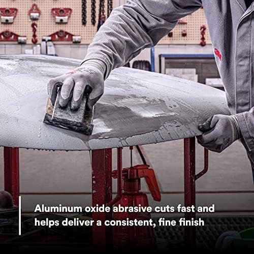3M Wetordry Abrasive Sheet, 02020, 2000+ Grade, 9 in x 11 in