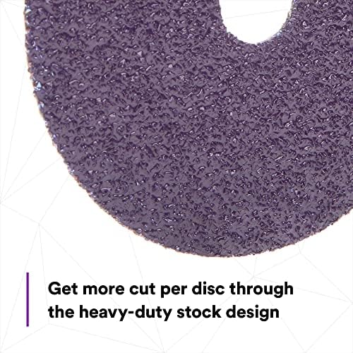 3M Cubitron II Abrasive Fibre Disc, 33416, 5 in x 7/8 in, 80+ Grade