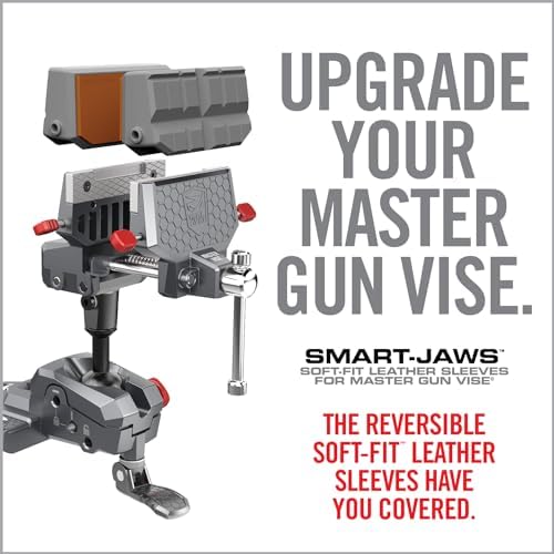 Real Avid Smart Jaws | Upgraded Vise Jaws | Versatile Vise Jaw Pads for Optimal Secure Fit on Variety of Shapes and Sizes (Soft-Fit Leather Sleeves)