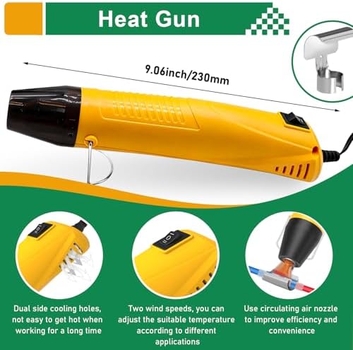 2066PCS Ultimate All-in-One Heat Shrink Solder Seal Wire Connectors Kit: Waterproof Solder Stick Butt Connectors, Heat Gun & Wire Stripper for Automotive, Marine & Electrical Projects Automotive