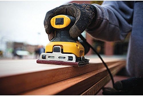 Dewalt DWE6411KR 2.3 Amp 1/4 Sheet Corded Finishing Sander Kit (Renewed)