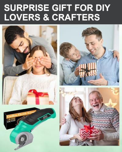 Christmas Stocking Stuffers for Men Adults Gifts Cordless Electric Scissors