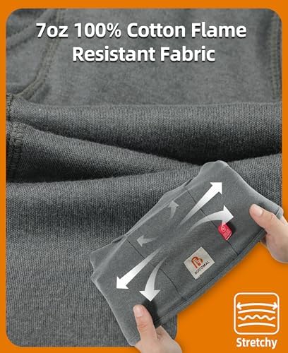 BOCOMAL FR Balaclava with Face Mask 7oz Midweight Arc Rated NFPA2112 CAT2