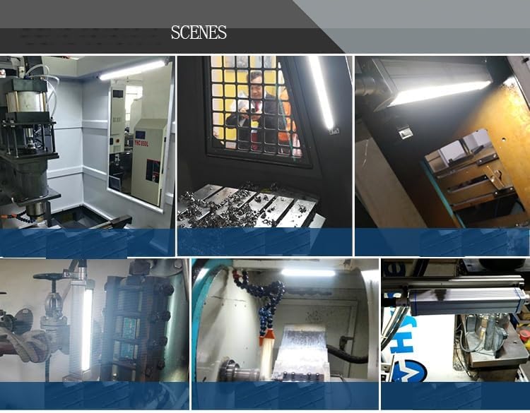Industrial/Machine LED Tube Light，40w 24V IP67 Explosion Proof LED Light/CNC Machine Interner Lighting White Color(40)