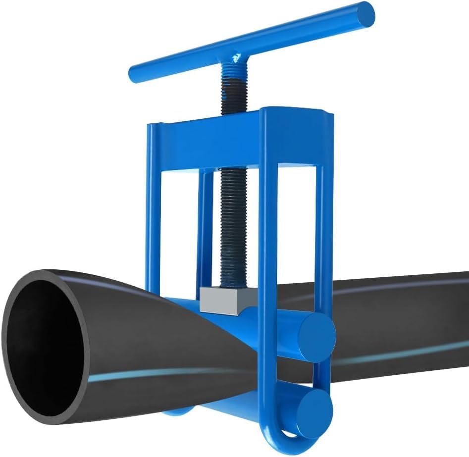 Pipe Squeeze Off Tool,Gas Pipe Squeeze-Off Tool, For PE/PPR/PVC Plastic Water Pipe or Natural Gas Pipeline, Pipe Blocker, Blue Pipe Shut Off Tool (1/2-3.5 in)
