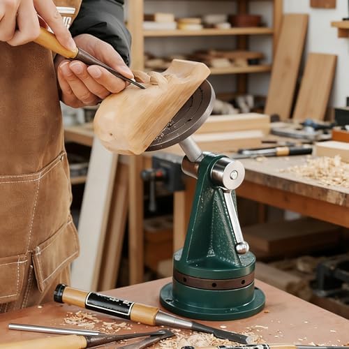 Carving Vise with 5" Faceplate, Mount your Carving Vice project with Confidence, for Woodworking Carving Tools.