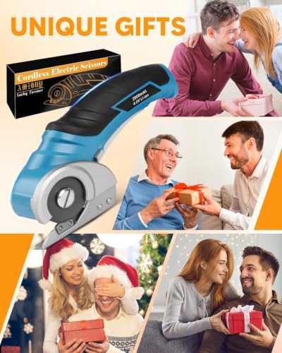 Cardboard Cutter Cordless Electric Scissors, Stocking Stuffers for Men Gift
