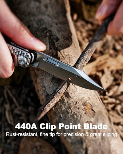 VIPERADE VAK7 14-in-1 EDC Multitool Pocket Knife with Saw, Glass Breaker, Awls, Bottle and Can Opener, Wire Stripper, Screwdriver for Camping, Hiking and Outdoor Activities (PEI)