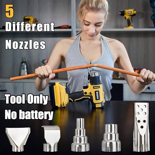 Cordless Heat Gun for DeWALT 20v max Battery(Not include Battery)