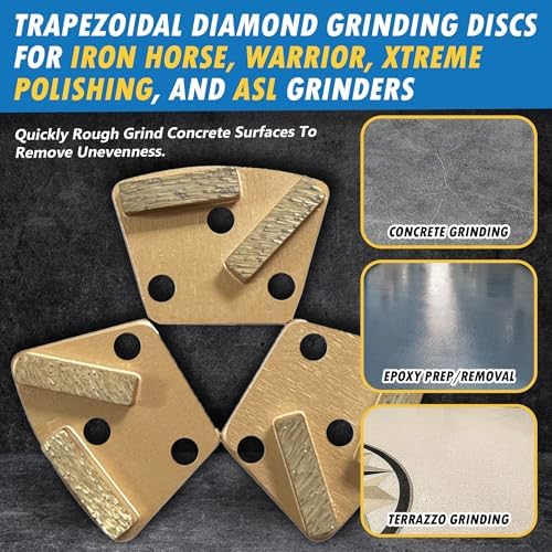 Diamond Grinding Discs for ASL XPS Ironhorse, #18/20 Grit, Extra Soft Bond