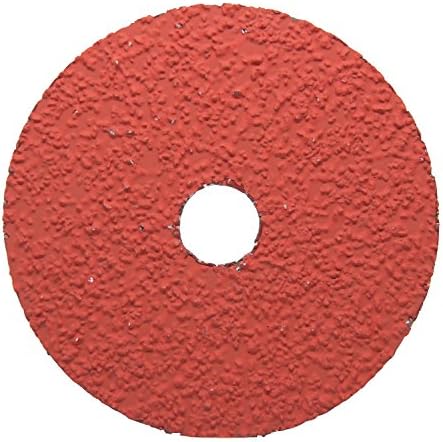 Benchmark Abrasives 5 Inch Sanding Discs Ceramic Resin Fiber Grinding Disc for Grinding, Stripping on Wood, Fiberglass, Steel, Metal, 7/8" Arbor Angle Grinder Sanding Disc, 25 Pack - 120 Grit