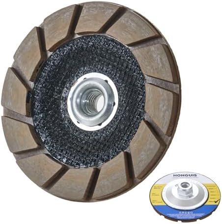 5" Ceramic Bond Diamond Cup Wheel for Concrete, 5/8-11, 400 Grit