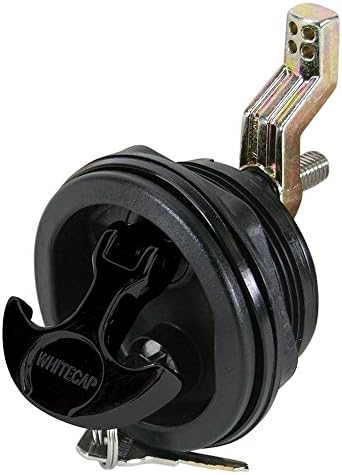 Whitecap T-Handle Latch - Nylon Black/Black - Locking
