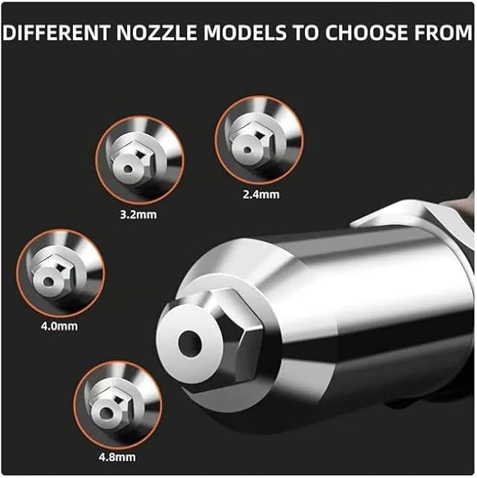 Professional Electric Rivet Gun Adapter Kit, Electric Rivet Adapter for Drill, Electric Rivet Nut Gun Drill Adapter, Practical Power Tool Accessories