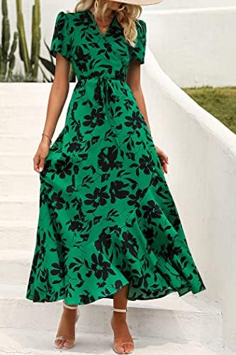 PRETTYGARDEN Women's Boho Floral Summer Maxi Dresses