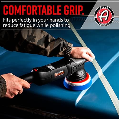 Adam's Polishes Swirl Killer 21mm Polisher Kit (7 Item) - Orbital Polishing Paint Correcting Buffer Tool - Scratch Remover, Correcting Polish - Use Post Car Wash Clay Bar & Pre Wax or Ceramic Coating