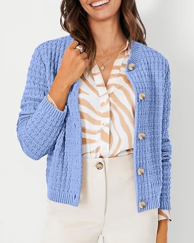 PRETTYGARDEN Women's Fall Lightweight Cardigan Sweaters