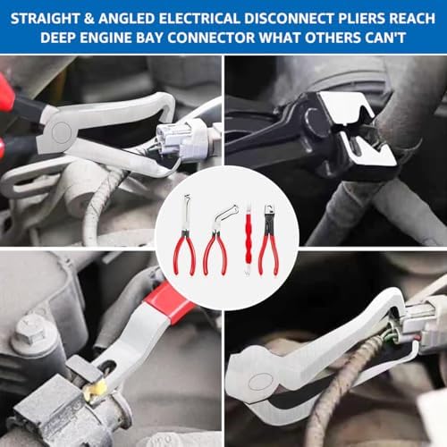 14PCS Automotive Electrical Disconnect Pliers Set: High-Carbon Steel