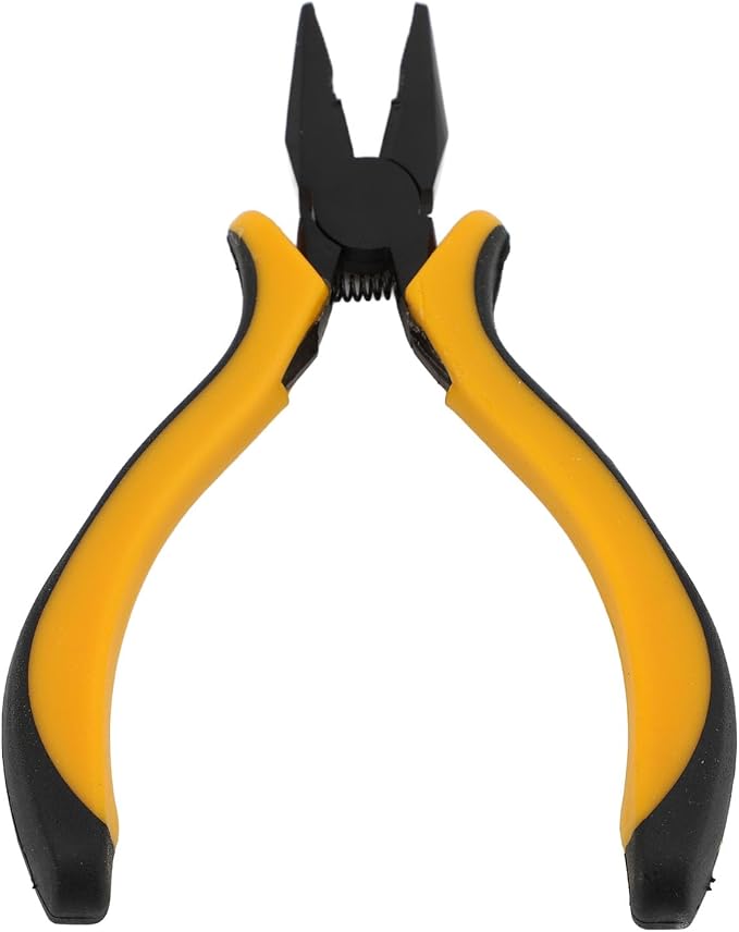 Cryfokt Mini Pliers Set with Wood Pallet, 5Pcs Watch Repair Tool