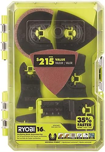 16 PC. OSCILLATING Multi-Tool Blade Accessory Set