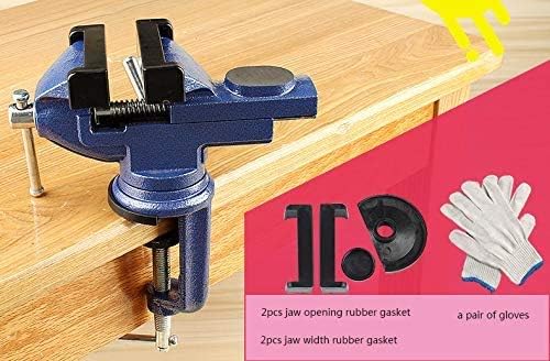 MYTEC Home Vise Universal Rotate 360° Work Clamp-On Vise, 3.2"
