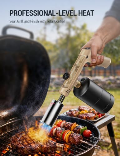 ThermoMaven Propane Torch Gun, One-Touch Max Fire Flame Thrower