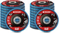 EZARC Zirconia Flap Discs 60 Grit, 4-1/2 x 7/8-Inch, Type 29, 20-Pack
