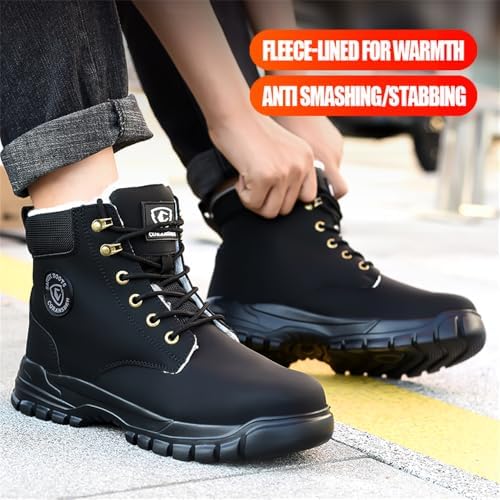 Steel Toe Boots for Women Men Waterproof Lightweight Safety Shoes