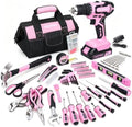 FASTPRO 232-Piece Pink Drill Set for Women, Pink Tool Set with Bag