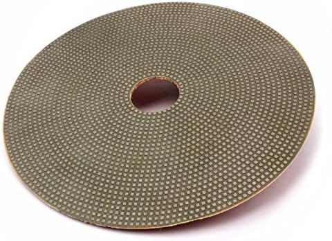 7" Electroplated Diamond Polishing Pads- Wet Dry Sanding Tile Stone Marble Granite Concrete Ceramics Glass(120 Grit)