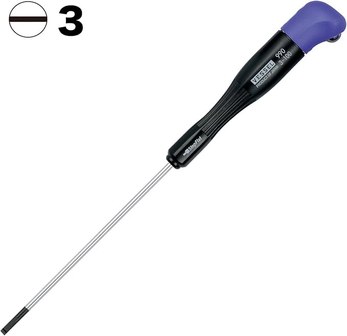 VESSEL Precision Screwdriver G-Grip -3 x 100 990