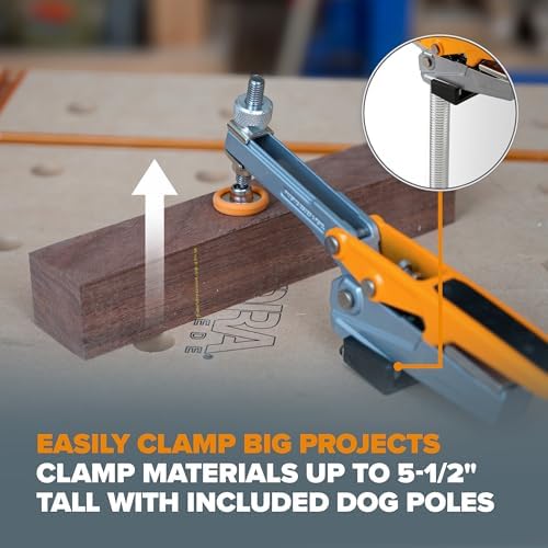 BORA Deluxe Dog Clamp Package with Auto-Adjust Technology