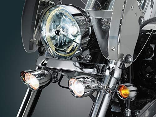 Kuryakyn 4017 Motorcycle Lighting Hardware Component: P-Clamp with 5/16" Mounting Hole, Universal Fit for 1-1/2" or 1-5/8" Diameter Engine Guards/Tubing, Chrome, Pack of 1