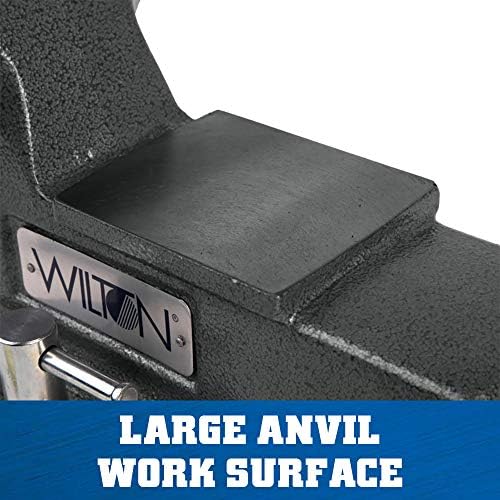 Wilton Mechanics Bench Vise, 8" Jaw Width, 8-1/4" Jaw Opening, 4-3/4" Throat (Model 748A)