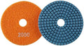 Diamond Polishing Pad, 4 inch 100 mm 2000 Grit Sanding Discs for Grinder & Polisher, Hook and Loop Backing Pad for Grinding Buffing Granite Marble Concrete Stone (1 Piece)