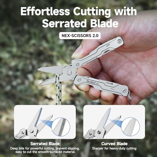 NexTool Micro Sailor Scissors S0 and Knight K30 Multitool Bundle